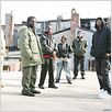 The Wire : foto Felicia Pearson, Gbenga Akinnagbe