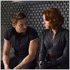 Marvel Los Vengadores : foto Jeremy Renner, Joss Whedon, Scarlett Johansson