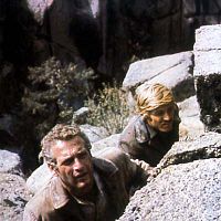 Dos hombres y un destino : foto George Roy Hill, Paul Newman, Robert Redford