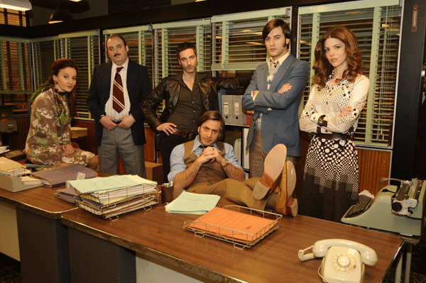 La chica de ayer : foto Antonio Garrido, Biel Duran, Ernesto Alterio, Javier Rey, Manuela Velasco