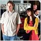 Hazme reír : foto Aubrey Plaza, Judd Apatow, Seth Rogen