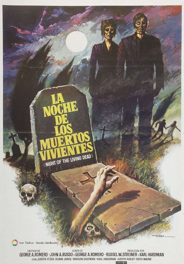 La noche de los muertos vivientes Película 1968