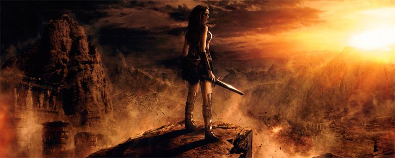 'Batman v Superman: Dawn of Justice': Póster 'fan art' de Wonder Woman