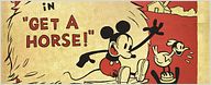 'Get a Horse': cartel del Mickey Mouse más 'vintage'