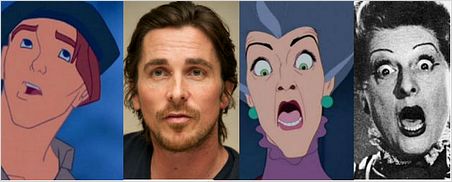 20 personajes de animación idénticos a sus dobladores