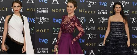 La alfombra 'fucsia' de los Premios Goya 2015