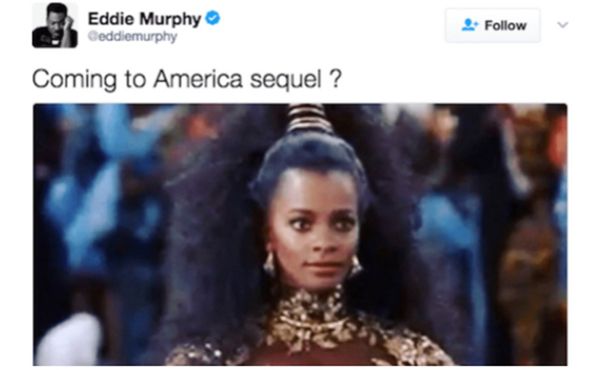 Notitarde. Tweet Eddie Murphy