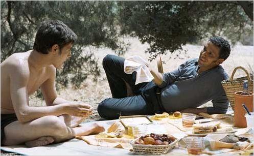 Los Testigos : foto André Téchiné, Johan Libéreau