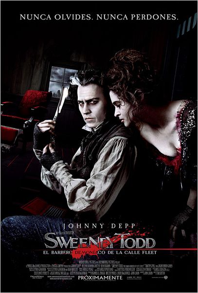 Sweeney Todd: El barbero diabólico de la calle Fleet : cartel