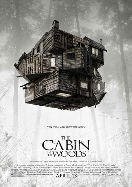 La cabaña en el bosque : cartel
