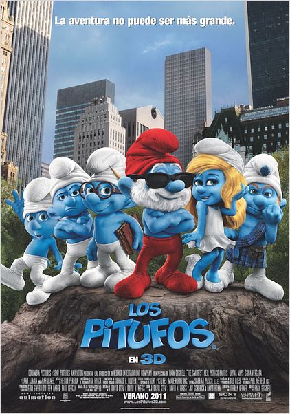 Los Pitufos : cartel