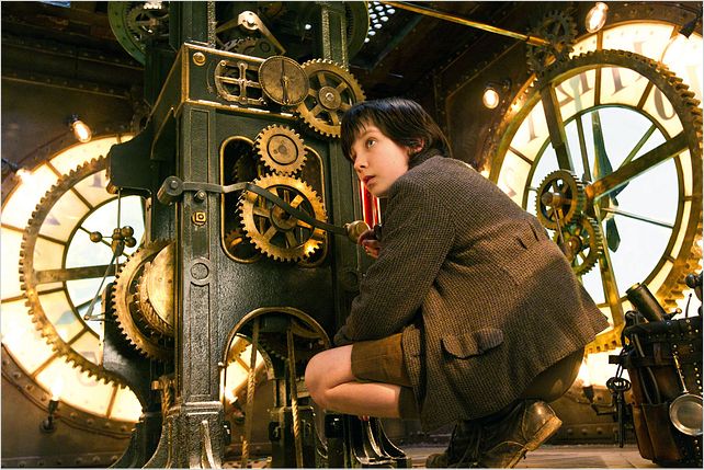 La invención de Hugo : foto Asa Butterfield, Martin Scorsese