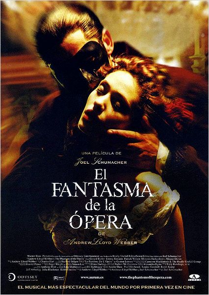 El fantasma de la Ópera de Andrew Lloyd Webber : cartel