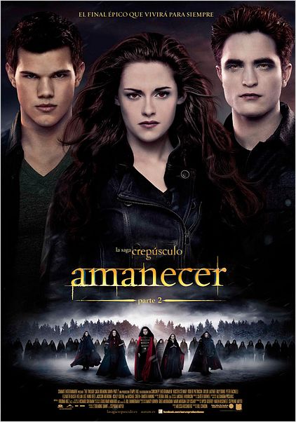 La saga Crepúsculo: Amanecer - Parte 2 : cartel