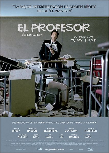 El profesor (Detachment) : Cartel