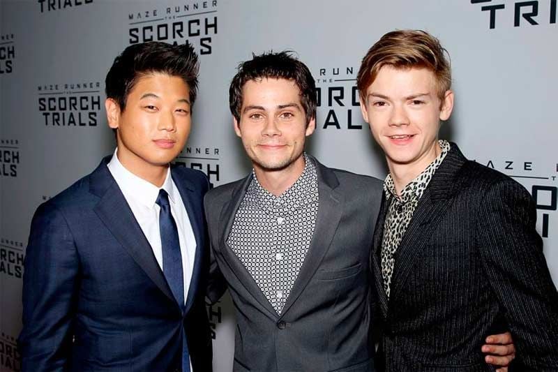 Dylan O'Brien, Thomas BrodieSangster y Ki Hong Lee 'El corredor del