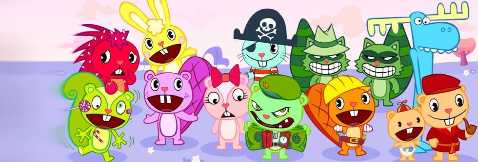 Happy tree friends фото персонажей