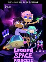 Cartel de Princesa lesbiana del espacio