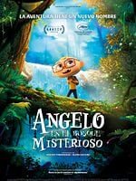 Cartel de Angelo en el bosque misterioso