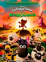 Cartel de La oveja Shaun: Misión calabaza