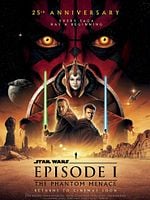 Cartel de Star Wars: La amenaza fantasma 25 Aniversario