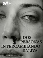 Cartel de Dos personas intercambiando saliva