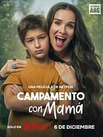 Cartel de Campamento con mamá