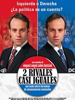 Cartel de 2 rivales casi iguales