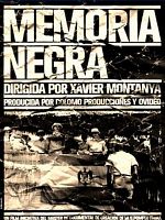 Cartel de Memoria negra