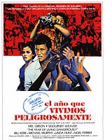 Cartel de El año que vivimos peligrosamente