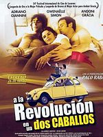 Cartel de A la revolución en un dos caballos