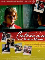 Cartel de Caterina se va a Roma