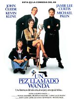 Cartel de Un pez llamado Wanda