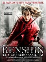Cartel de Kenshin, el guerrero samurái