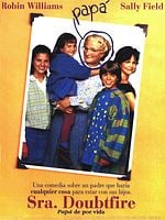 Cartel de La señora Doubtfire, papá de por vida