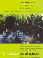 Cartel de Un banco en el parque