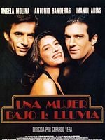 Cartel de Una mujer bajo la lluvia