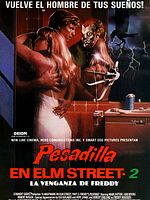 Cartel de Pesadilla en Elm Street 2: La venganza de Freddy