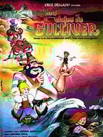 Cartel de Los viajes de Gulliver