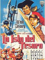 Cartel de La isla del tesoro