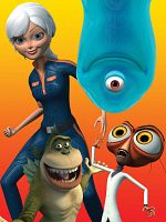 Cartel de Monstruos contra alienígenas