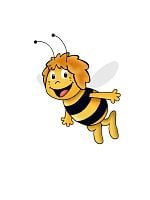 Cartel de La abeja Maya