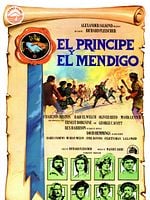 Cartel de El príncipe y el mendigo