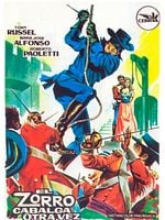 Cartel de El Zorro cabalga otra vez