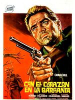 Cartel de Con el corazón en la garganta