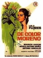 Cartel de De color moreno