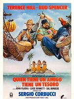 Cartel de Quien tiene un amigo, tiene un tesoro