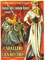 Cartel de El caballero de los cien rostros