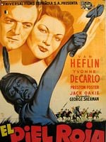 Cartel de El piel roja