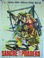 Cartel de Sangre en la pradera